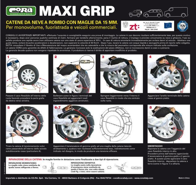 Catene neve Maxi Grip 15 mm gruppo 121 - immagine 3