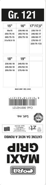 Catene neve Maxi Grip 15 mm gruppo 121 - immagine 4