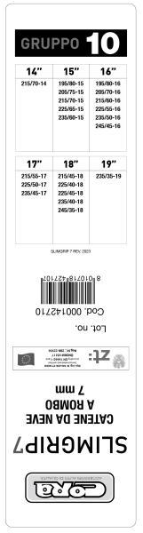 Catene neve Slimgrip 7 mm gruppo 10 - immagine 4