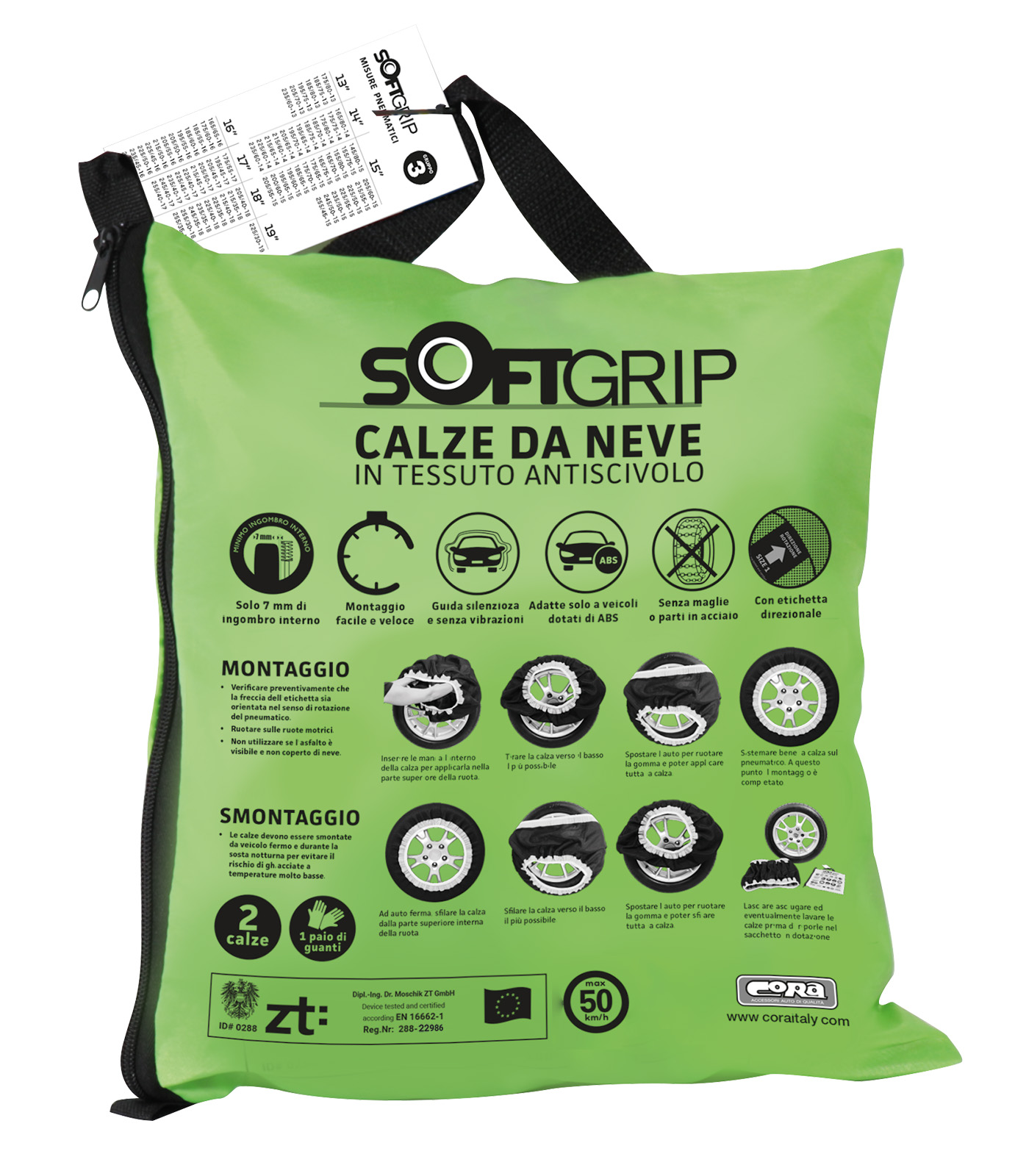 Calze da neve in tessuto SoftGrip gruppo 6 - immagine 3