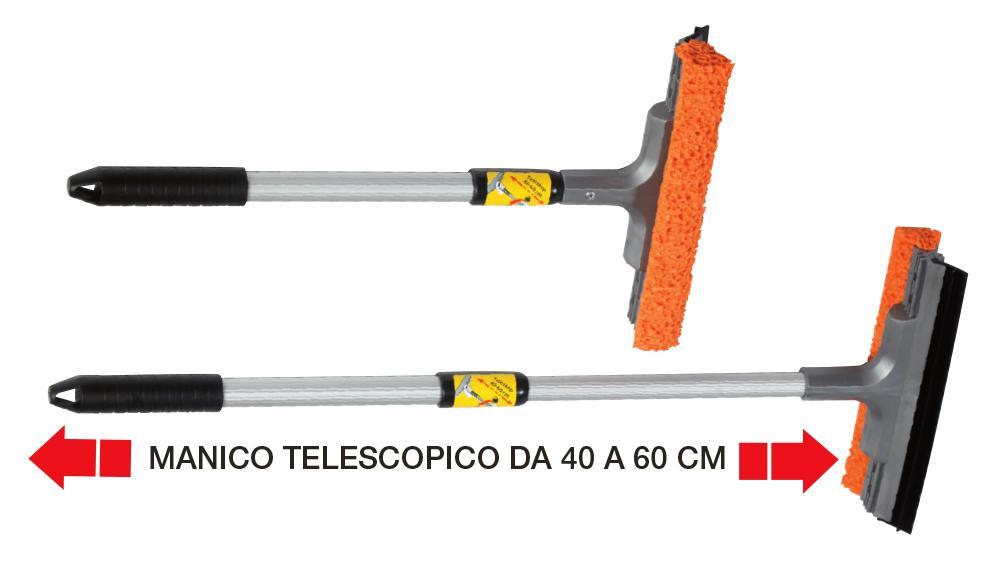 Pulivetro con manico telescopico in alluminio - immagine 4