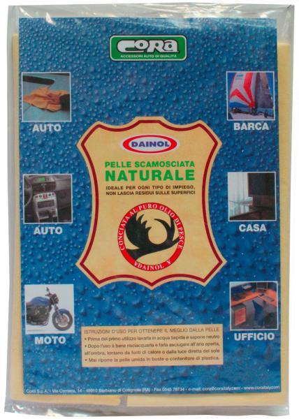 Pelle scamosciata naturale extra 40x62 cm - immagine 2