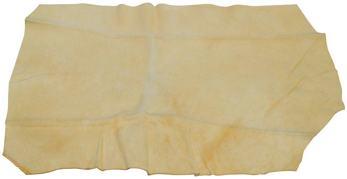 Pelle scamosciata naturale pre-sagomata 55x36 cm