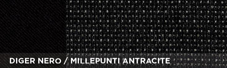 Coprisedile universale posteriore 4 posti per furgone tess. misto cotone nero - immagine 2