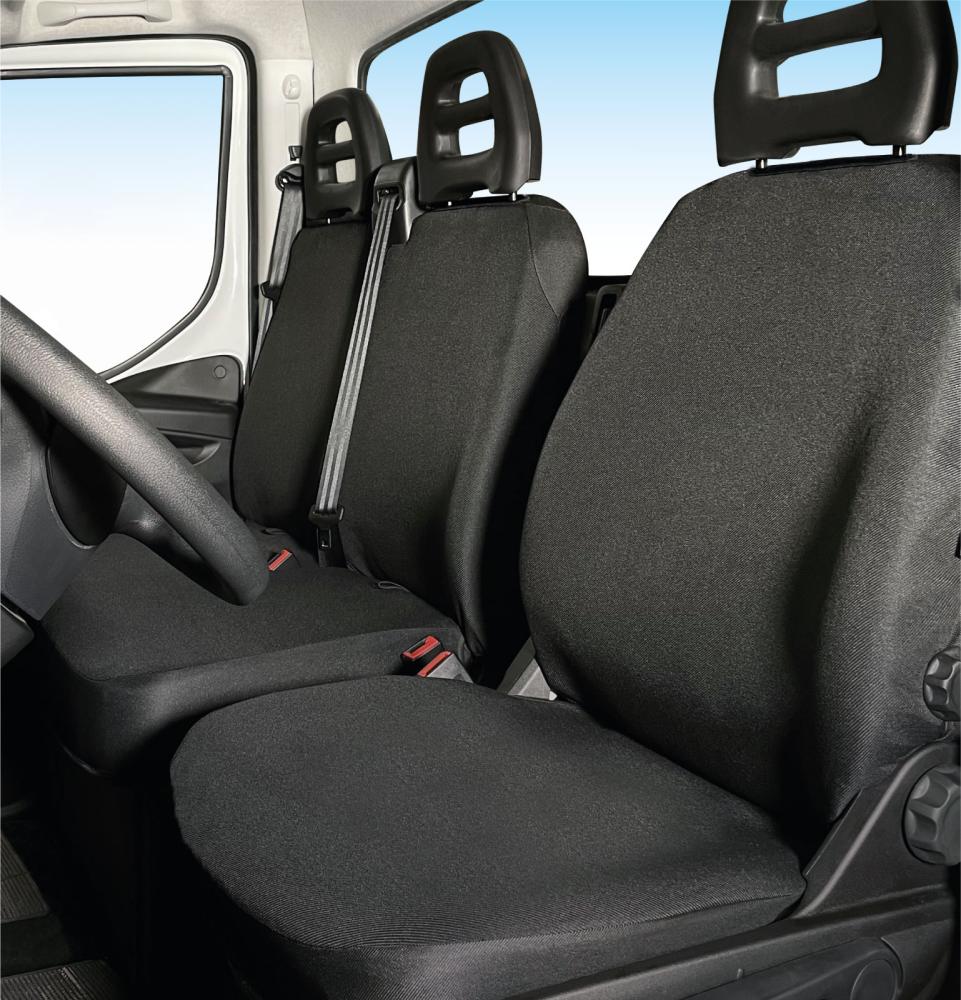 Coprisedili per furgoni tg. SP32 seduta intera tess. poliestere nero