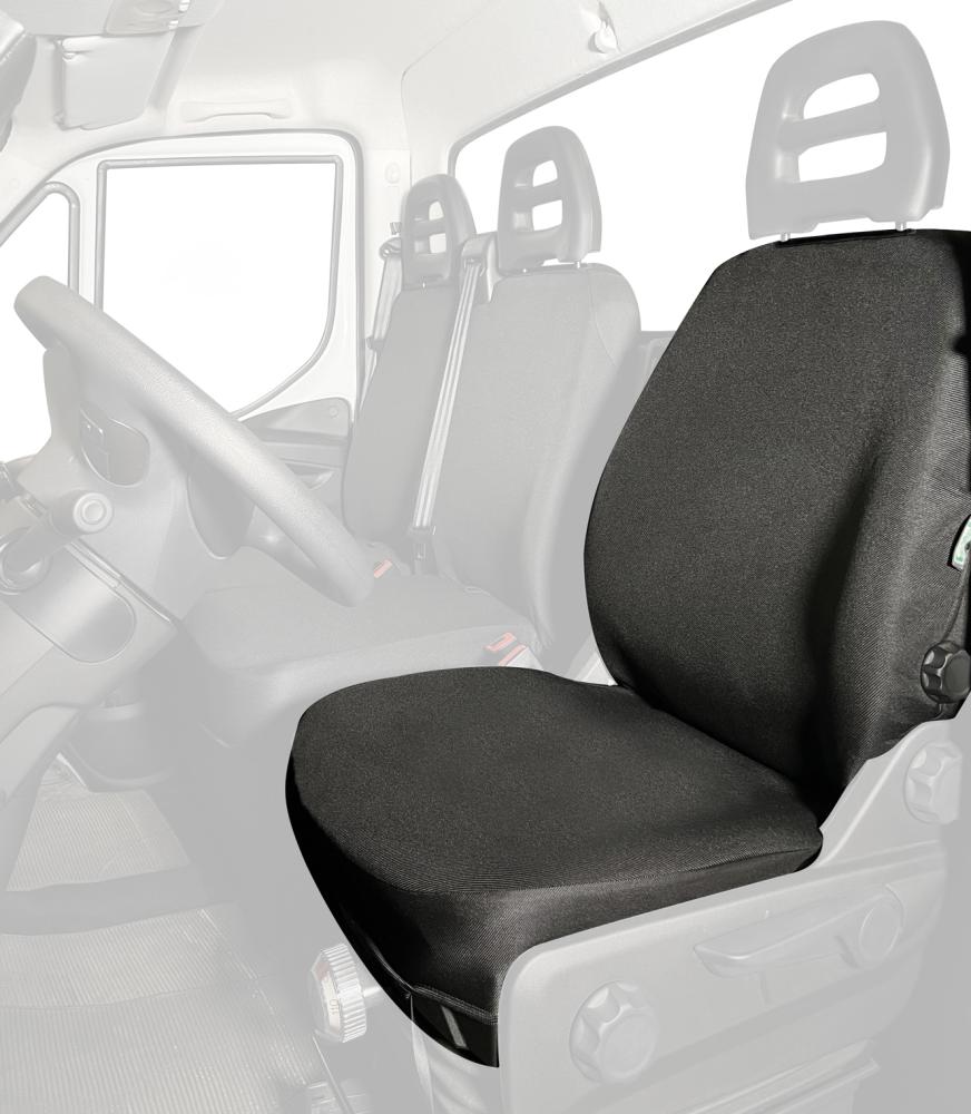 Coprisedile lato guida per furgoni tg. SP32/SP33 tess. poliestere nero