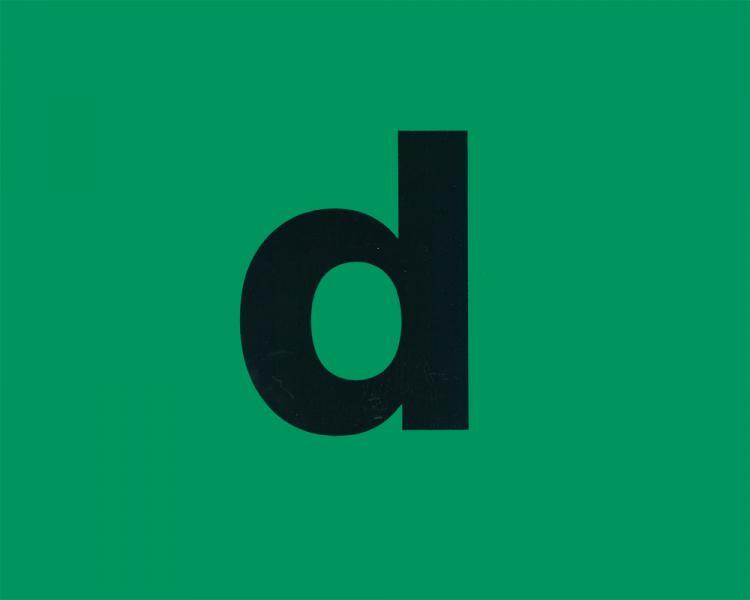 Contrassegno adesivo derrate deperibili ''d'' verde