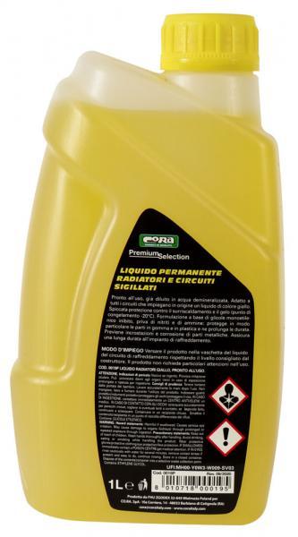Liquido permanente radiatori e circuiti sigillati -20�C giallo 1 L - immagine 2
