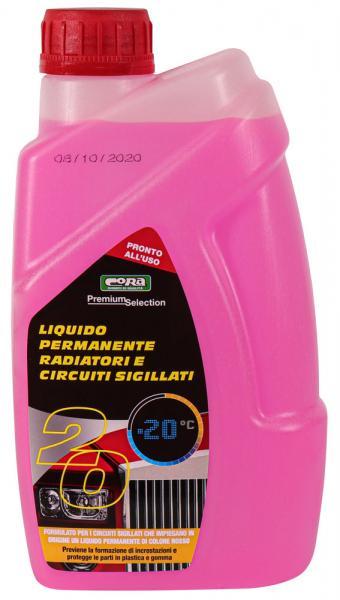 Liquido permanente radiatori e circuiti sigillati -20�C rosso 1 L