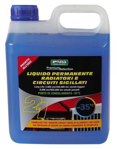 Liquido permanente radiatori e circuiti sigillati -35�C blu 2 L