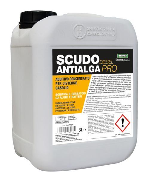 Additivo gasolio Scudo Antialga Pro 5 L