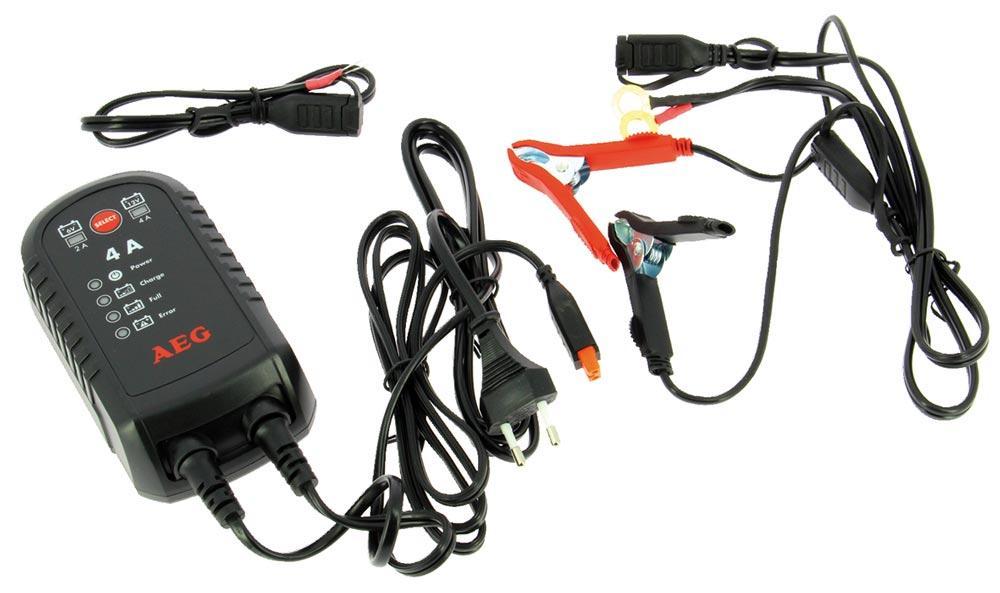 AEG 005183 Caricabatteria auto elettronico 4A