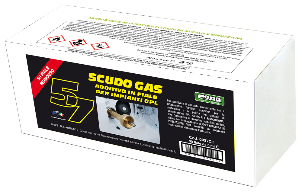 Conf. 50 fiale additivo impianto gpl Scudo Gas