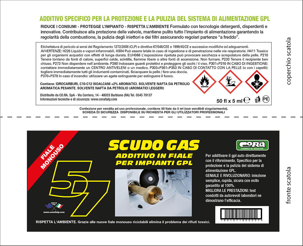 Conf. 50 fiale additivo impianto gpl Scudo Gas - immagine 3