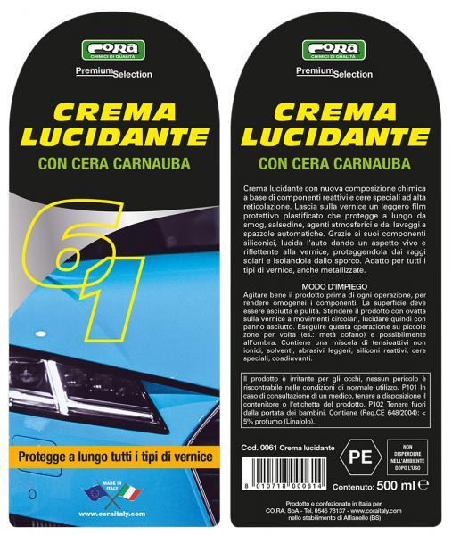 Crema lucidante con cera carnauba 500 mL - immagine 2