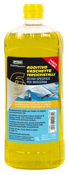 Lavavetro antimoscerini per vaschette tergicristalli 1 L