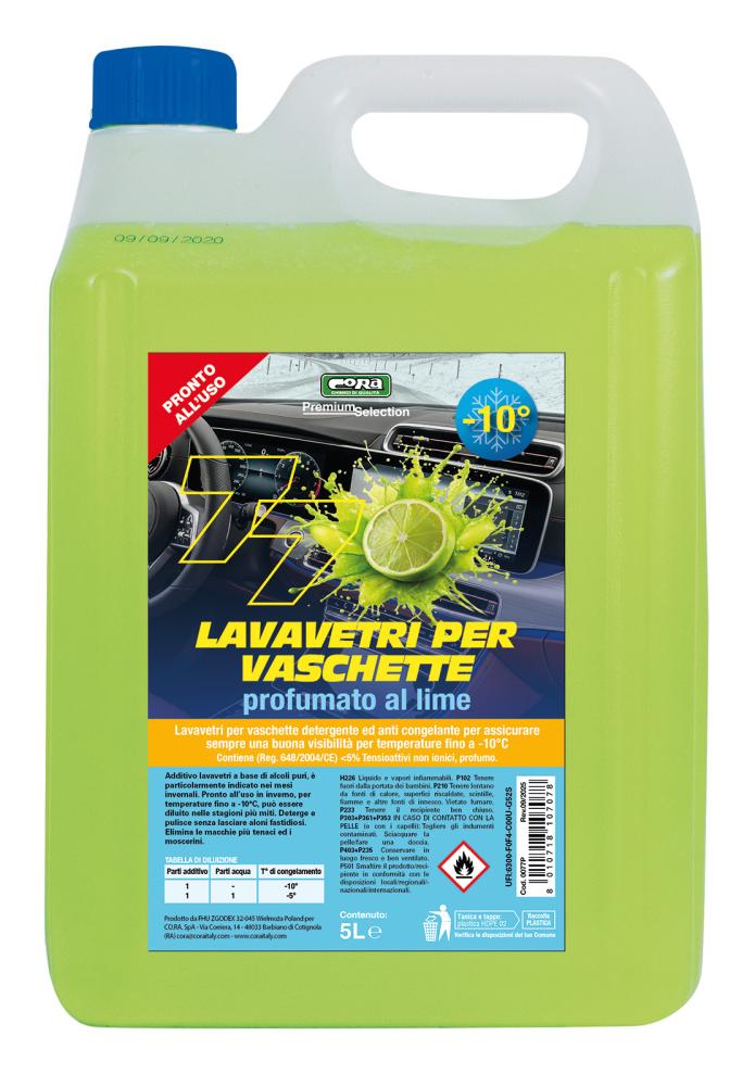 Lavavetri invernale per vaschette -10�C profumo lime 5 L