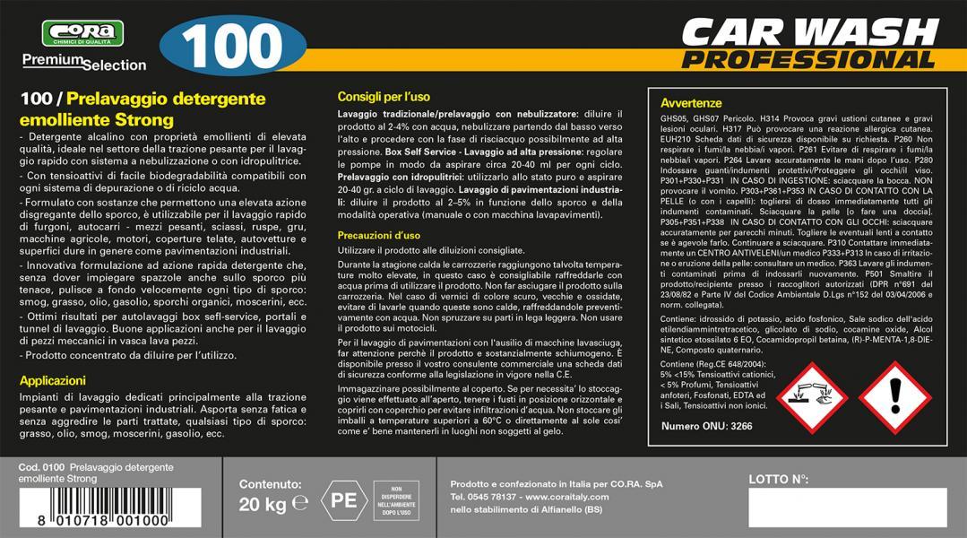 Prelavaggio detergente emolliente Strong 20 kg - immagine 2