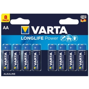 Conf. 8 pile stilo Longlife Power AA
