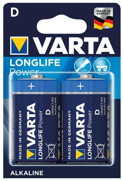 Conf. 2 pile torcia Longlife Power D
