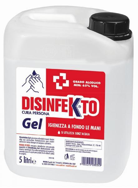 Gel igienizzante mani 5 l