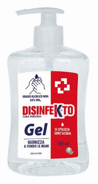 Conf. 12 pz gel igienizzante mani 500 ml