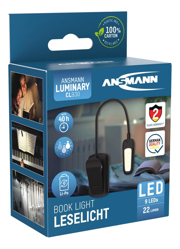Lampada universale a clip 9 led 3 colori con dimmer - immagine 3
