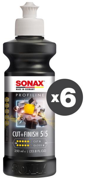 Conf. 6 pz Profiline Cut+Finish 250 mL