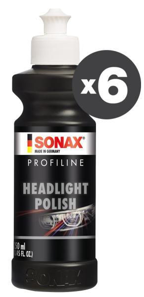 Conf. 6 pz Profiline Headlight Polish 250 mL