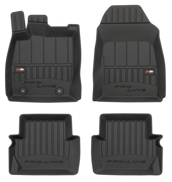 Tappeti in TPE 3D FORD Fiesta VI 08>17 (distanza clip fissaggio tappeto guida 25,5 cm)