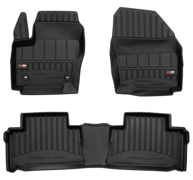 Tappeti in TPE 3D FORD Galaxy II 09>15 (distanza clip fissaggio tappeti 31 cm)