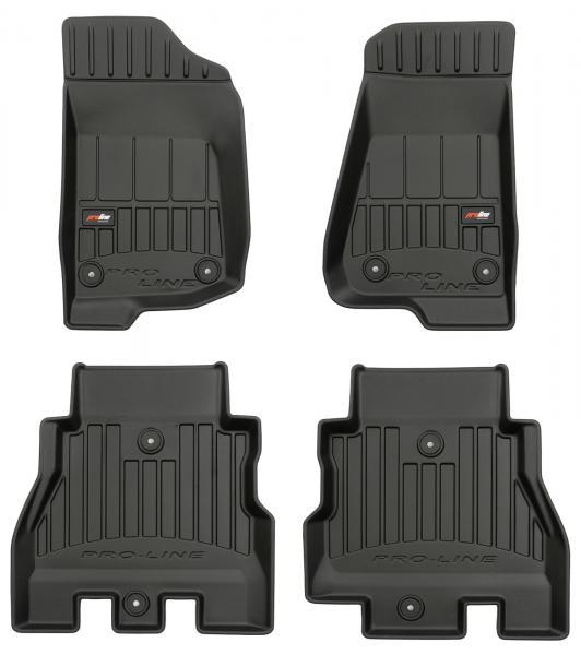 Tappeti in TPE 3D JEEP Wrangler IV 17> (versione Unlimited 5p., no ibrida)