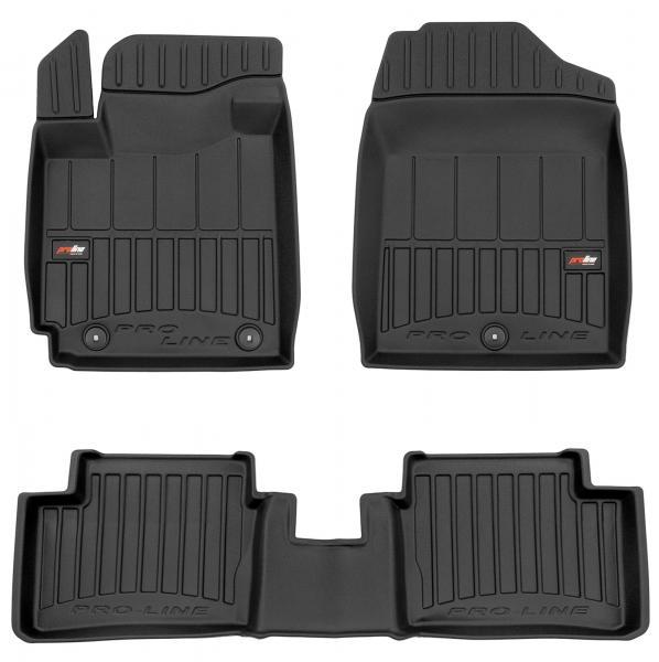 Tappeti in TPE 3D KIA Picanto II/III 11>17, 17> (distanza tra le clip di fissaggio 29,5 cm)