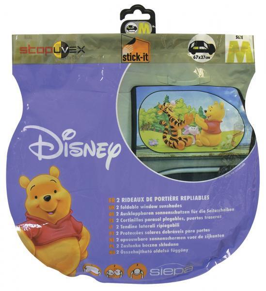 Tendine parasole laterali a trapezio Stopuvex Winnie the Pooh 67x37 cm - immagine 2