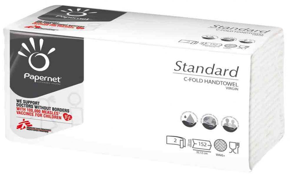 Cart. 20 conf. da 152 asciugamani pura cellulosa piegati a C