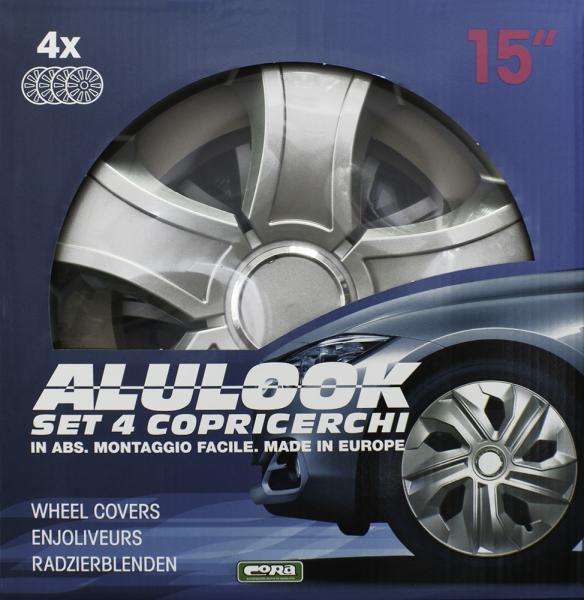 Set 4 copricerchi 15'' Alulook Bis - immagine 2