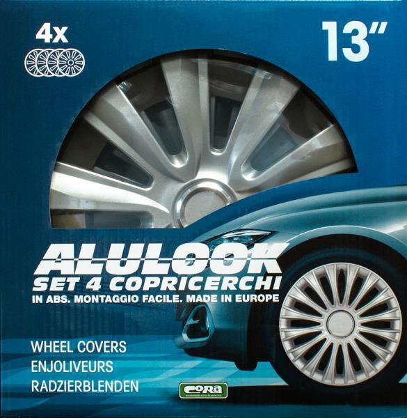 Set 4 copricerchi 13'' Alulook Delta - immagine 2