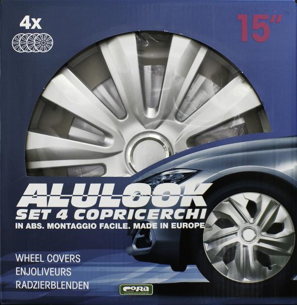 Set 4 copricerchi 15'' Alulook Delta - immagine 2
