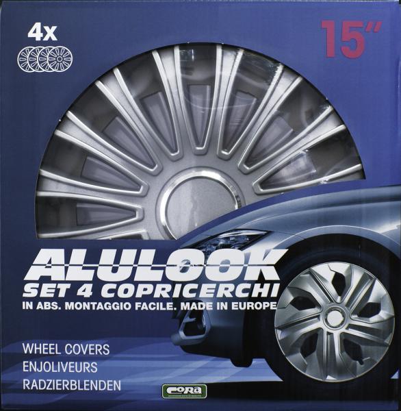 Set 4 copricerchi 15'' Alulook Dino - immagine 2