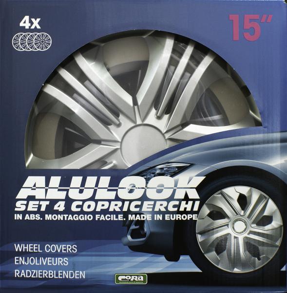 Set 4 copricerchi 15'' Alulook Fun - immagine 2