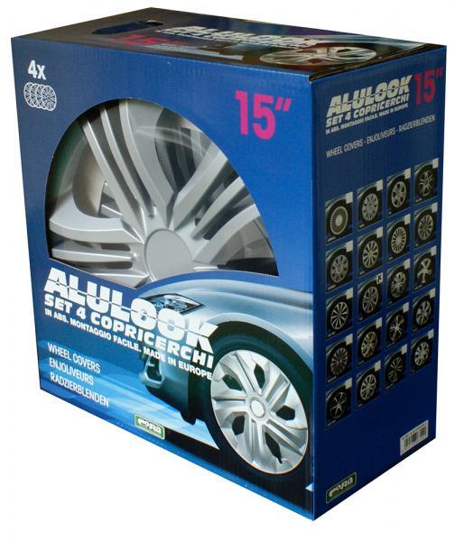 Set 4 copricerchi 16'' Alulook Fun - immagine 3