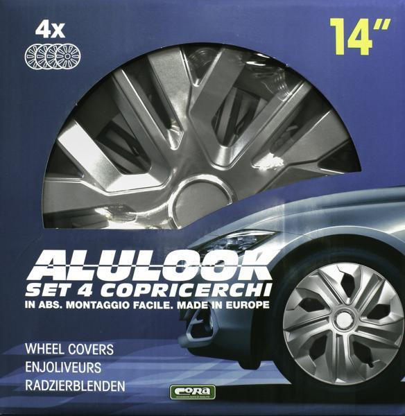 Set 4 copricerchi 14'' Alulook Raven - immagine 2