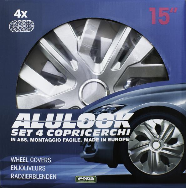 Set 4 copricerchi 15'' Alulook Raven - immagine 2