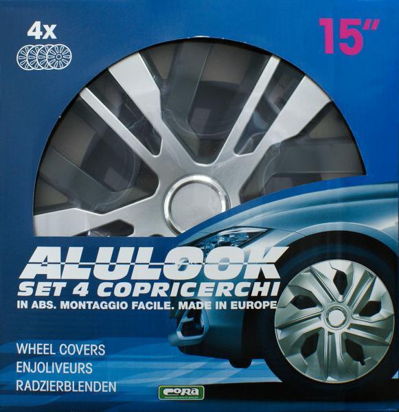 Set 4 copricerchi 15'' Alulook Raven Mix - immagine 2