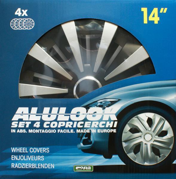 Set 4 copricerchi 14'' Alulook Fox Mix - immagine 2
