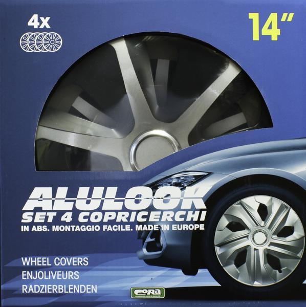 Set 4 copricerchi 14'' Alulook Roco Mix - immagine 2