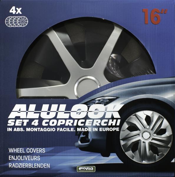 Set 4 copricerchi 16'' Alulook Roco Mix - immagine 2