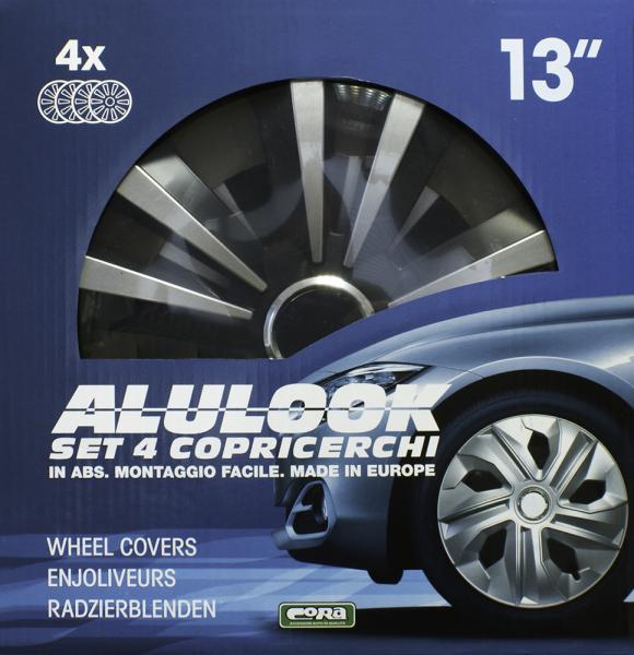 Set 4 copricerchi 13'' Alulook Terra Mix - immagine 2