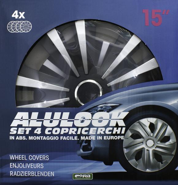 Set 4 copricerchi 15'' Alulook Terra Mix - immagine 2