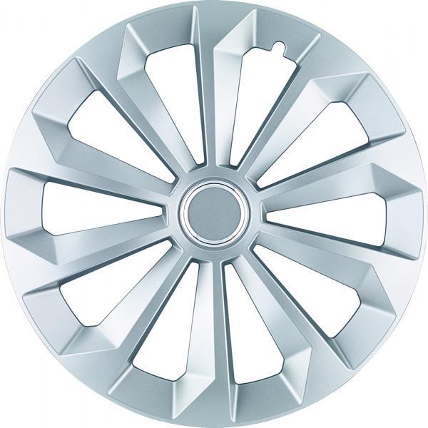 Set 4 copricerchi 14'' Alulook Fame Silver